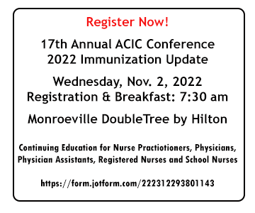 Register Now for the 2022 ACIC Immunization Conference